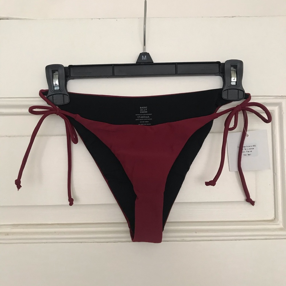 NWT Boutine LA plum full coverage bikini bottom